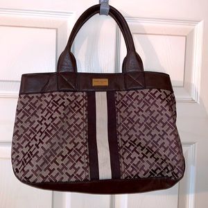 🟤 TOMMY HILFIGER TOTE 👜 SHOULDER BAG🟤